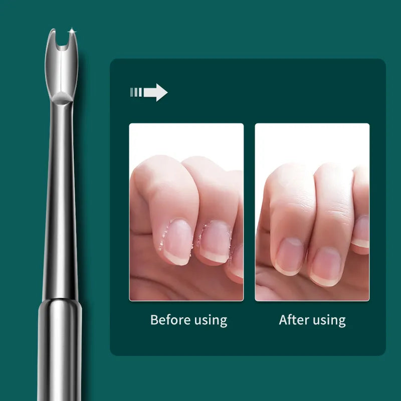 MR.GREEN Stainless Steel Cuticle Remover: Professional-Grade Nail Care