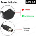 Electric Bike Charger: Efficient & Safe Charging for  M365 Pro  ourlum.com RCA US 