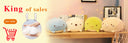 1pc 50-130CM Kawaii Long Animal Cat Plush Toys Pillows