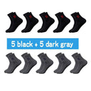 Chic Breathable Cotton Socks for Men 20 Pair Comfort Set