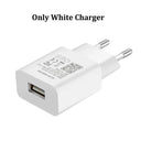 For Xiaomi Mi Poco M3 Redmi 9 9T Note 9T 8T 9S 9 8 Pro 8A 8 5V 2A Wall Charger Phone Adapter Power Bank USB Type-C Cable Charger  ourlum.com Only White Charger  