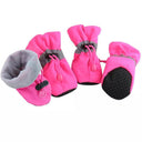 Cozy Waterproof Dog Booties for Chihuahuas Winter Antiskid