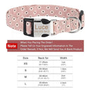 Custom Flower Pet Collar - Engraved ID Tag - Personalized Pug Collar  ourlum.com Pink XS 