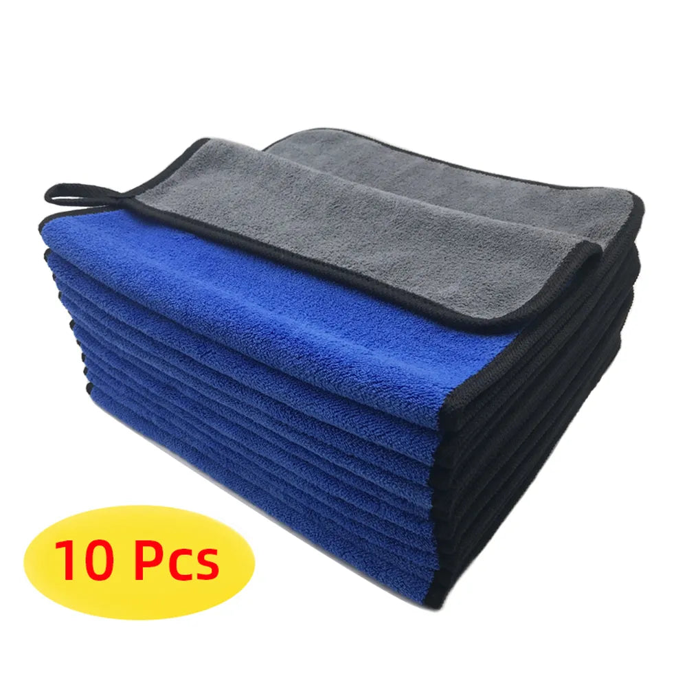 Car Microfiber Towel Set: Premium Quality, Lint-Free, Super Absorbent, Multiple Sizes  ourlum.com   