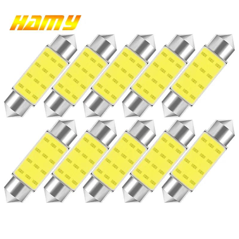 LED Car Interior Dome Lights Set - Premium White COB Bulbs  ourlum.com   