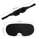 3D Contoured Light Blocking Sleep Mask: Fall asleep quickly, perfect for travel.