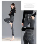 Thermal Winter Thick Fleece High-Waist Warm Skinny Jeans