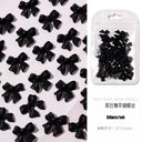 50pcs/Bag Black And White Nail Art Bowknot Resin 3D Nail Jewelry Three-Dimensional Ribbon Polishing Jewelry DIY Nail Art Design  ourlum.com 09 50pcs  