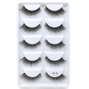 New Full 5 Pairs one box 3D Mink Hair False Eyelashes Natural Thick Long Eye Lashes Wispy Makeup Beauty Extension Tools H13  ourlum.com 5PairsE21  