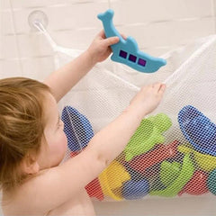 Children's Cartoon Bath Toy Organizer: Fun Beach Storage Solution for Kids