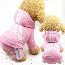 Adidog Luxury Winter Sweater for Small to Medium Dogs  ourlum.com pink XS 