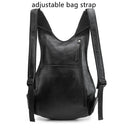 Stylish Vintage Men Women Leather Business Backpack Bag