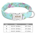 Personalized Nylon Dog Collar with Free Engraving: Stylish & Safe Pet Accessory  ourlum.com 011green S 