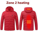 Men Winter Warm USB Heating Jackets Smart Thermostat Waterproof