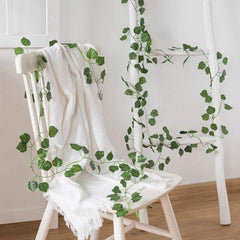 Green Silk Ivy Hanging Garland: Natural Décor for Indoor & Outdoor Spaces