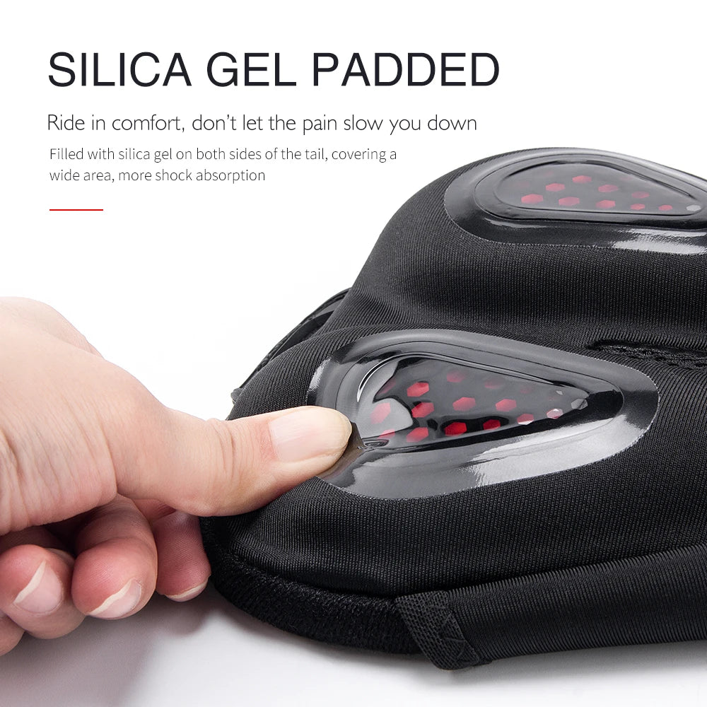 Comfortable Bicycle Saddle Cover with Memory Foam & Gel Cushion for MTB and Road Bikes