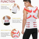 Men's Slimming Compression Vest for Tummy Control Fit