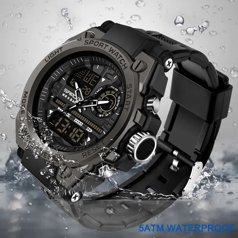 SANDA Men's Military Watch: Outdoor Adventure Companion with 5ATM Waterproof  ourlum.com   