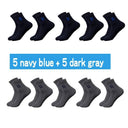 Chic Breathable Cotton Socks for Men 20 Pair Comfort Set