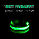 LED Dog Collar: High-Quality Fiber, Three Flash Modes, Visible Nylon  ourlum.com   