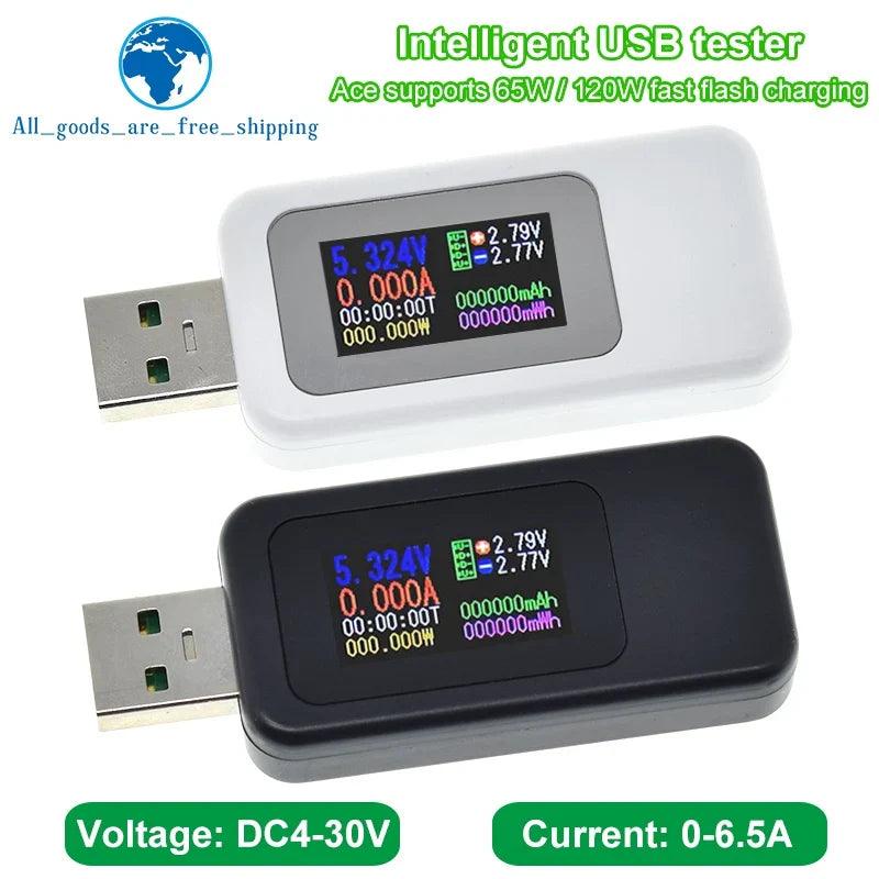 USB Tester Digital Voltmeter Current Voltage Meter Power Bank Charger Indicator  ourlum.com   