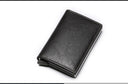 DIENQI Carbon RFID Wallet Male Mini Slim Money Card Holder