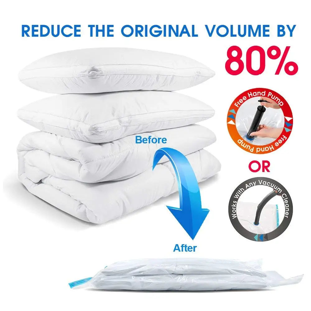 Vacuum Seal Bags: Maximize Home Storage, Airtight Protection & Easy Vacuuming  ourlum.com   