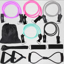 Versatile 12-Piece Resistance Bands Set for Home Fitness