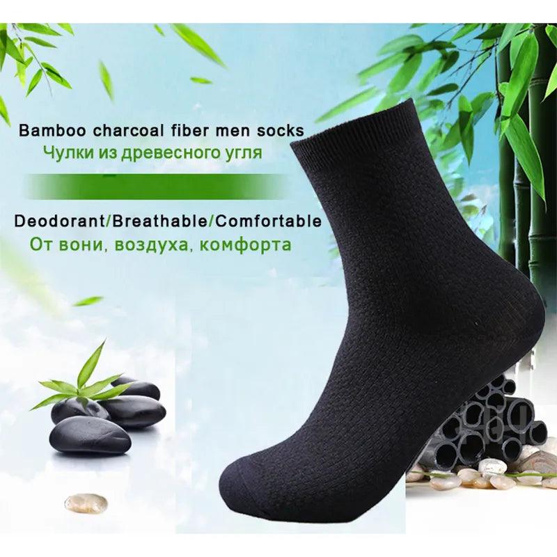 Bamboo Comfort Men's Compression Socks Set - 10 Pairs, Autumn Collection  ourlum.com   