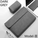 Sleek Shell Laptop Sleeve for MacBook Air XiaoMi Huawei: Stylish Protection  ourlum.com DARK GREY 3 cross 11inch 