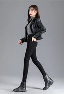 Thermal Winter Thick Fleece High-Waist Warm Skinny Jeans