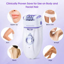 3in1 Women Epilator Electric Female Hair Removal Shaver