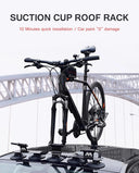 MOVIGOR Bike Rack Suction Roof-Top Quick Install Carrier