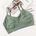 Sleek Seamless Push-Up Tube Top Bra for Women - Comfort and Style Combo  Our Lum no pad green L 