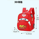 Hot kindergarten cartoon Travel bag 3D waterproof 95 car boys 2-5 years old children backpack  ourlum.com   