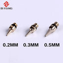 3pcs set 0.2/0.3/0.5mm Airbrush Nozzle Needle Airbrushes Spray Gun Spraying Paint Sprayer Replacement parts Tool Accessories  ourlum.com   