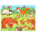 Wooden Cartoon Animal 3D Puzzle for Kids: Educational Toy for Children  ourlum.com 15-forest Animal03  