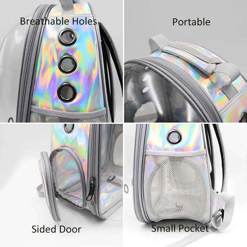 Bubble Space Capsule Astronaut Pet Carrier Backpack: Stylish Eco-Friendly Design  ourlum.com   