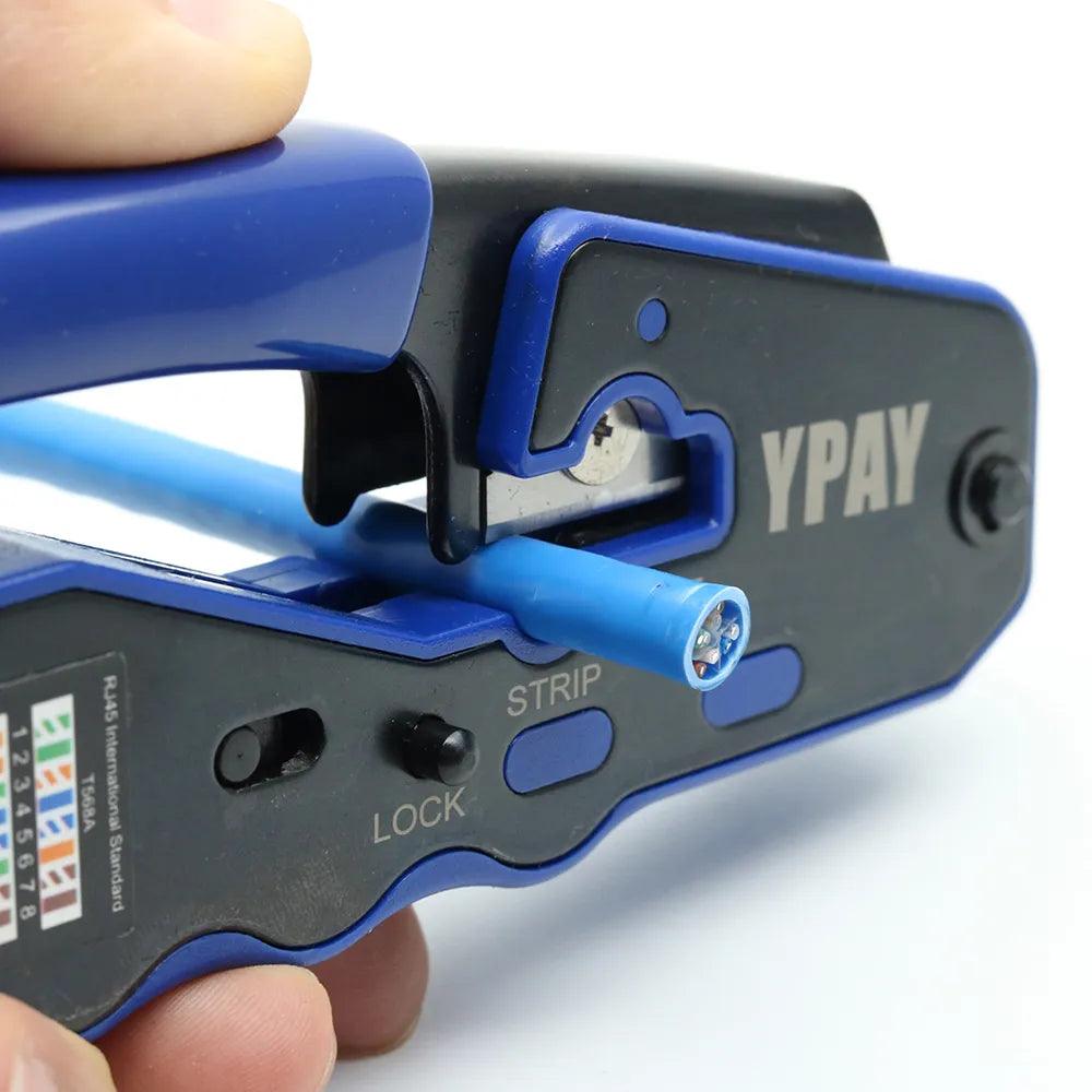 YPAY RJ45 Crimper: Premium Ethernet Cable Tool  ourlum.com   