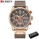 CURREN Men's Chronograph Watch: Stylish Luxury Timepiece for Modern Gentleman  ourlum.com rose gray box CHINA 