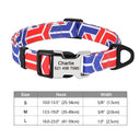 Personalized Nylon Dog Collar with Free Engraving: Stylish & Safe Pet Accessory  ourlum.com 160BLUE S 