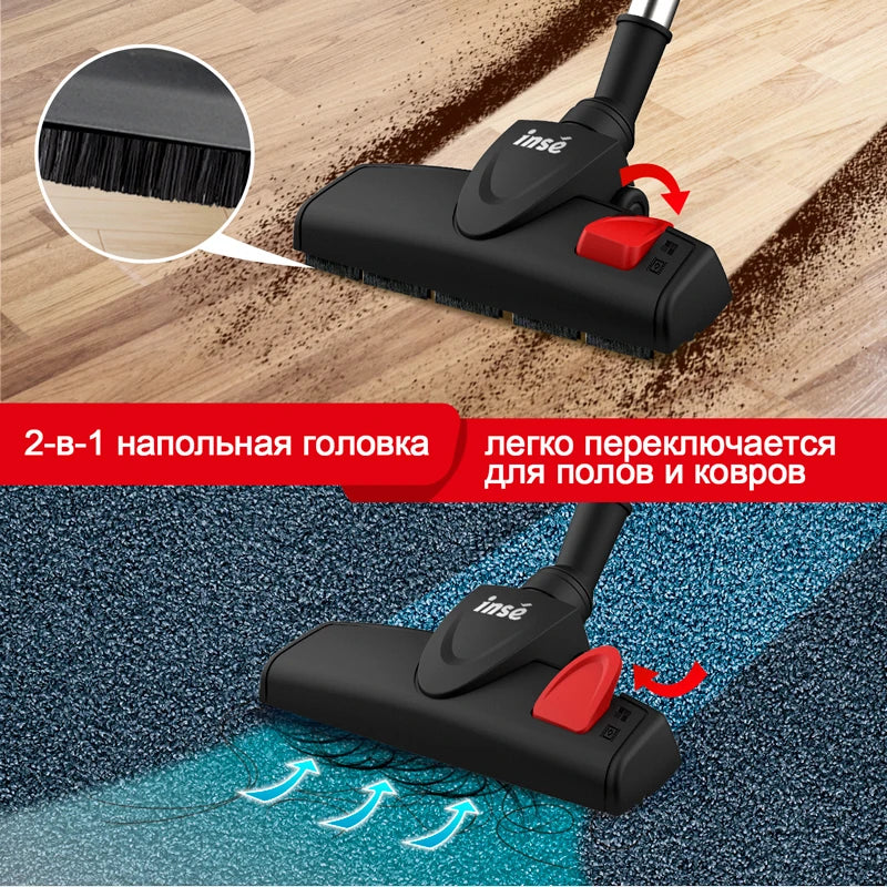 INSE I5 Corded Vacuum: Powerful Suction 4-in-1 Stick Handheld Cleaner  ourlum.com   