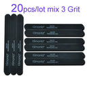 5/10 /20 pcs Wooden Nail File 100/180/240/320 Black Sandpaper Buffer Professional Nail Files Pedicure Manicure Polishing Tools  ourlum.com 20pcs mix 3 Grit  