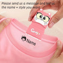 Personalized Cartoon Name Stamp Set for Kids - Waterproof & Non-Fading  ourlum.com Note your name 1  