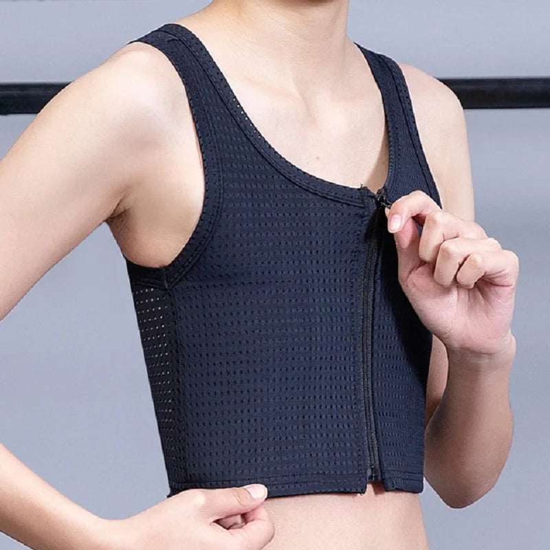 Comfortable Transgender Chest Binder Vest for Supportive Shapewear and Style