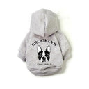 Winter Cotton Dog Hoodies: Stylish & Warm Pet Clothing for French Bulldogs  ourlum.com Burgundy S 