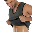 Plus Size Mens Thermal Body Shaper Slimming Tops S-3XL