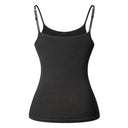 Adjustable Cotton Cami with Shelf Bra Women's Tank Top