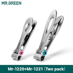 MR.GREEN Stainless Steel Nail Clippers Set: Salon-Quality Precision Tools