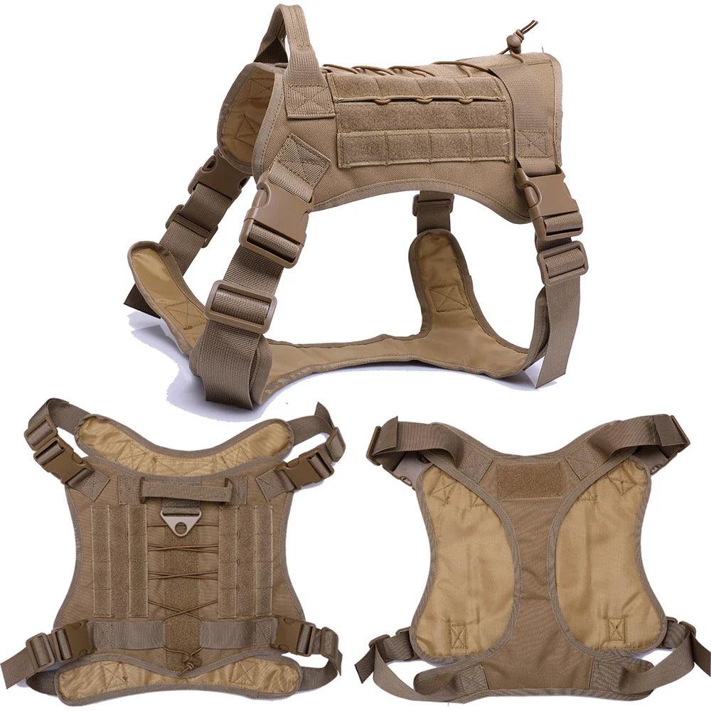 Tactical Dog Harness with Leash Set for Dogs: Premium Training & Walking Gear  ourlum.com   